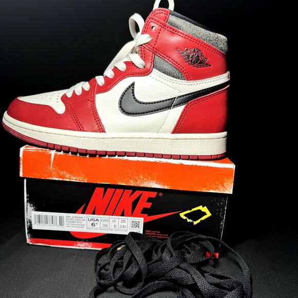 Size 6.5 - Nike Air Jordan 1 Retro High OG Chicago Lost & Found 2022 Men's Shoes - Picture 9 of 9